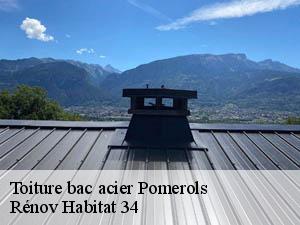 Toiture bac acier  pomerols-34810 Rénov Habitat 34 