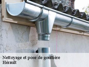 Nettoyage et pose de gouttière Hérault 