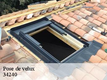 Pose de velux 34240