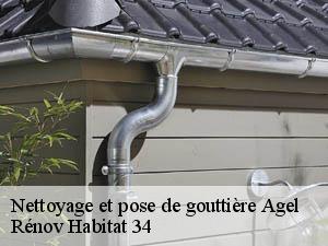 Nettoyage et pose de gouttière  agel-34210 Rénov Habitat 34 