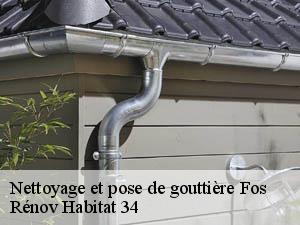 Nettoyage et pose de gouttière  fos-34320 Rénov Habitat 34 