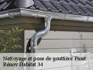 Nettoyage et pose de gouttière pinet-34850 Rénov Habitat 34