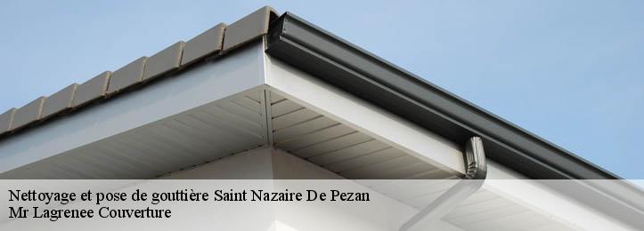 Nettoyage et pose de gouttière 34400