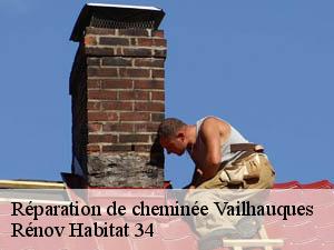Réparation de cheminée vailhauques-34570 AD Toiture 34