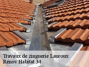 Travaux de zinguerie lauroux-34700 Rénov Habitat 34