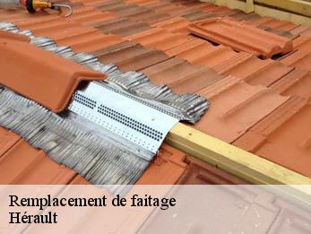 Remplacement de faitage Hérault 