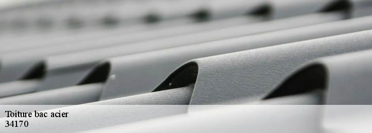 Toiture bac acier  34170