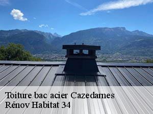 Toiture bac acier  cazedarnes-34460 Rénov Habitat 34 
