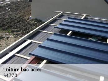 Toiture bac acier 34770