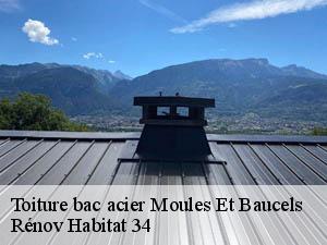 Toiture bac acier  moules-et-baucels-34190 Rénov Habitat 34 