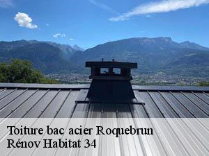 Toiture bac acier  roquebrun-34460 Rénov Habitat 34 
