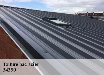 Toiture bac acier 34350