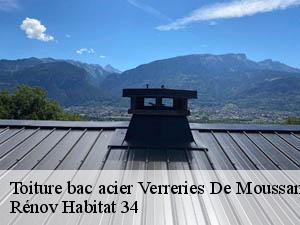 Toiture bac acier verreries-de-moussans-34220 Rénov Habitat 34