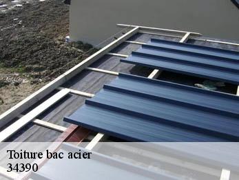 Toiture bac acier  34390