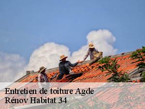 Entretien de toiture  agde-34300 Rénov Habitat 34 