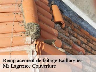 Remplacement de faitage baillargues-34670 Mr Lagrenee Couverture