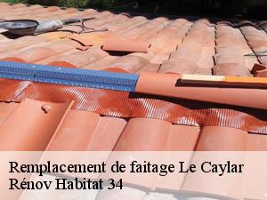 Remplacement de faitage  le-caylar-34520 Rénov Habitat 34 