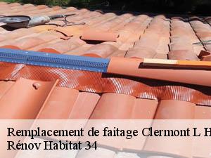 Remplacement de faitage  clermont-l-herault-34800 Rénov Habitat 34 
