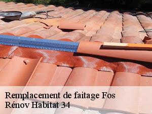 Remplacement de faitage  fos-34320 Rénov Habitat 34 