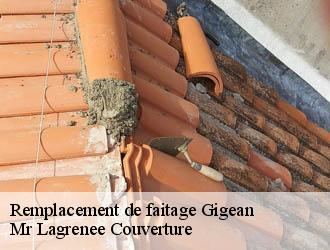 Remplacement de faitage gigean-34770 Mr Lagrenee Couverture