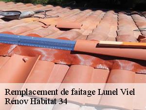 Remplacement de faitage  lunel-viel-34400 Rénov Habitat 34 