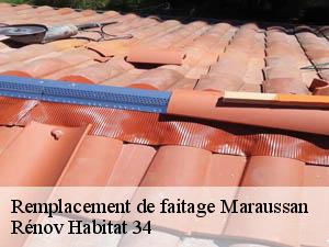 Remplacement de faitage  maraussan-34370 Rénov Habitat 34 