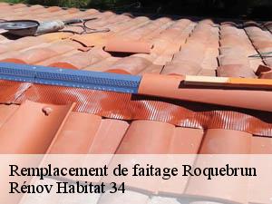 Remplacement de faitage roquebrun-34460 Rénov Habitat 34