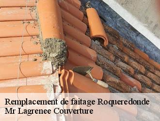 Remplacement de faitage roqueredonde-34650 Mr Lagrenee Couverture
