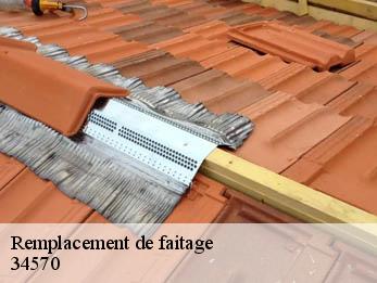 Remplacement de faitage 34570