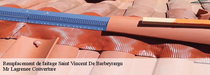 Remplacement de faitage 34730