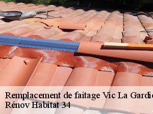 Remplacement de faitage  vic-la-gardiole-34110 Rénov Habitat 34 